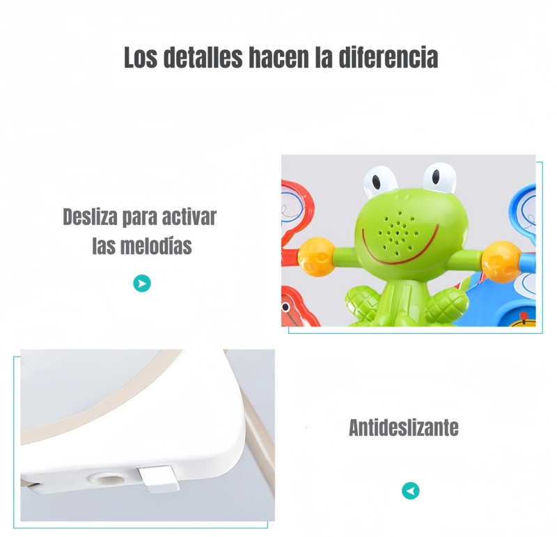 SILLA LUBABYCAS NIDO MECEDORA CON VIBRACIÓN Y MELODÍA AZUL - 5