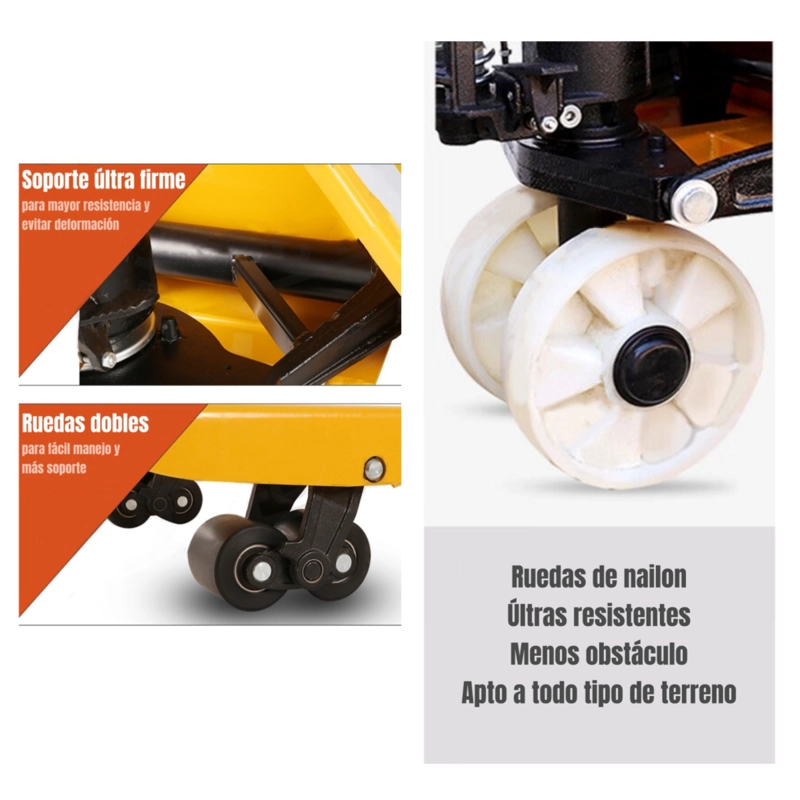 TRANSPALETA LUBABYCAS MANUAL 3000 KG 685 MM BY - 2