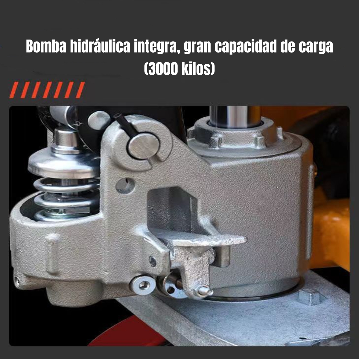 TRANSPALETA MANUAL 3000 KILOS 685MM BY LUBABYCAS - 6