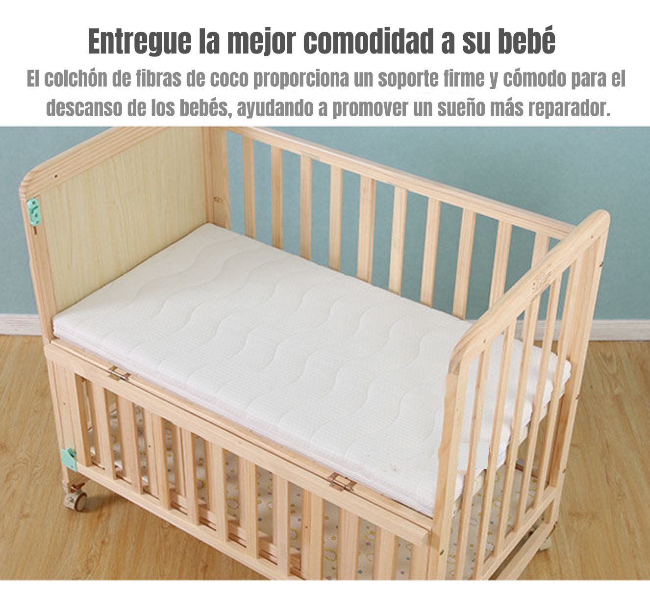 COLCHÓN LUBABYCAS COCO CUNA 85 X 45 X 4 CM - 3