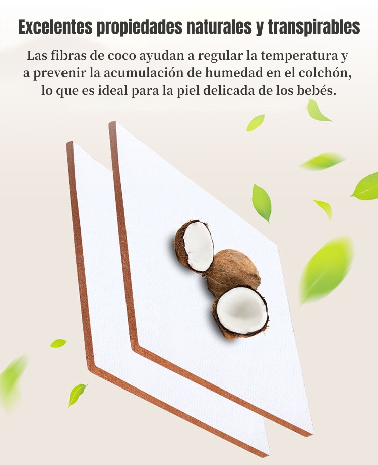 COLCHÓN LUBABYCAS COCO CUNA 85 X 45 X 4 CM - 5