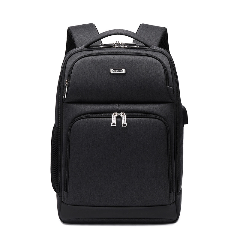 MOCHILA NOTEBOOK INTELIGENTE CON USB NEGRA BY LUBABYCAS - 1