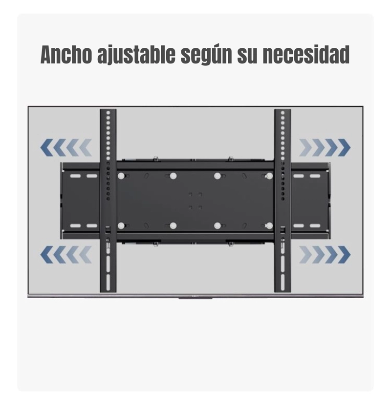 SOPORTE TV AJUSTABLE DOBLE BRAZO 40'' A 75'' BY LUBABYCAS - 3