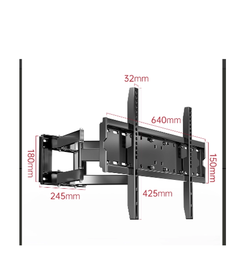 SOPORTE TV AJUSTABLE DOBLE BRAZO 40'' A 75'' BY LUBABYCAS - 8