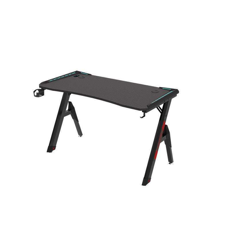 ESCRITORIO LUBABYCAS GAMER CON LUCES 120X60X73CM BY NEGRO - 1