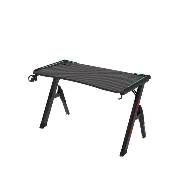 ESCRITORIO LUBABYCAS GAMER CON LUCES 120X60X73CM BY NEGRO - 1