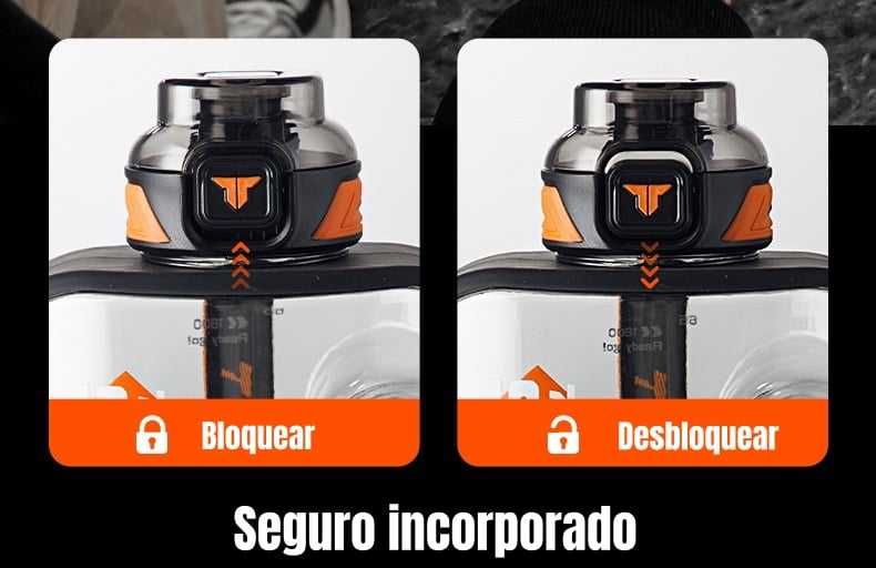 BOTELLA DE AGUA LUBABYCAS MULTIFUNCIONAL CON ACCESORIOS - 7