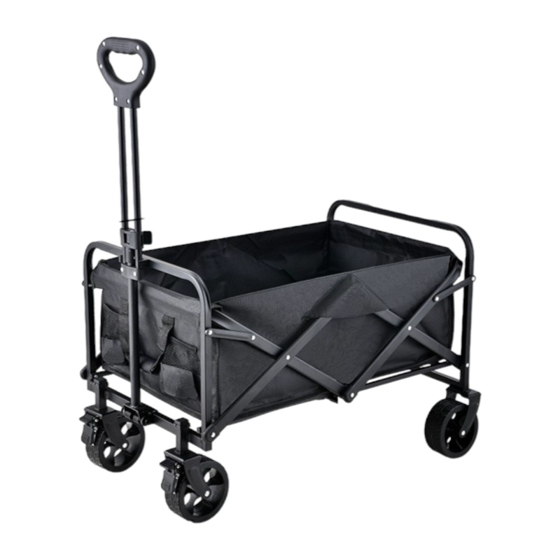 CARRITO LUBABYCAS PARA COMPRAS Y CAMPING CON FRENOS NEGRO 52 X 16 CM - 1