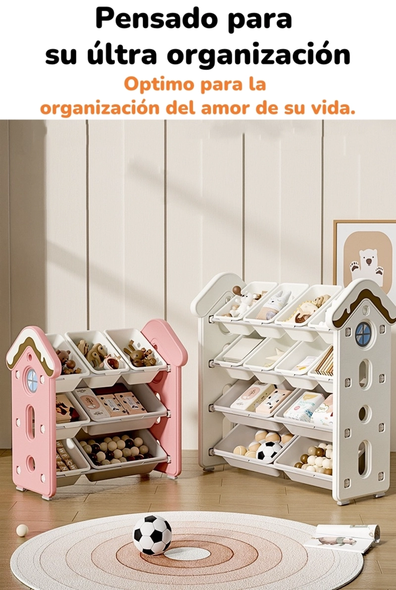 ESTANTE LUBABYCAS INFANTIL ORGANIZADOR JUGUETES BY BLANCO - 2