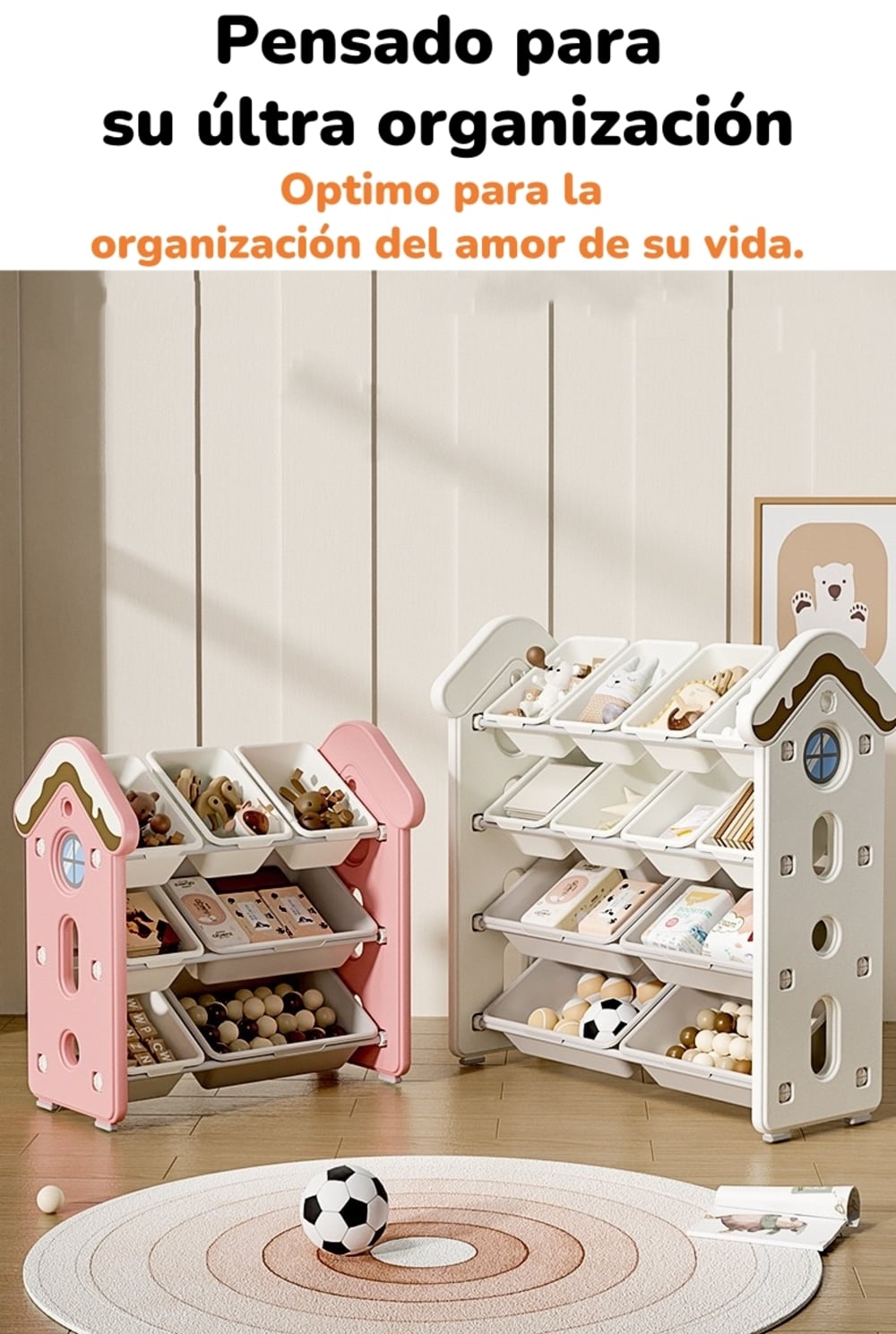 ESTANTE LUBABYCAS INFANTIL ORGANIZADOR JUGUETES BY BLANCO - 2