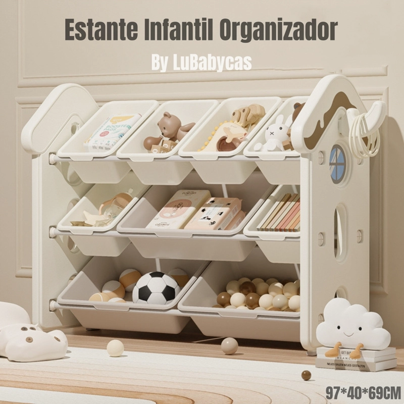 ESTANTE LUBABYCAS INFANTIL ORGANIZADOR JUGUETES BY BLANCO - 3