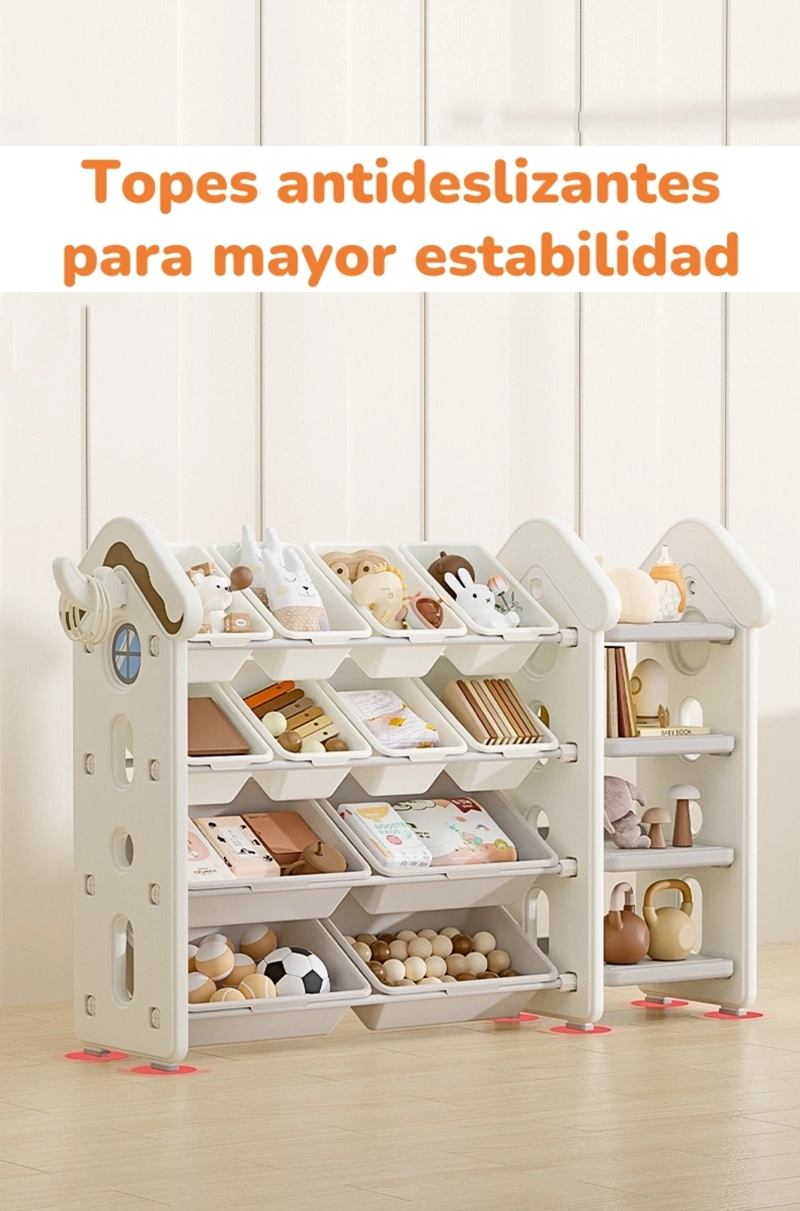 ESTANTE LUBABYCAS INFANTIL ORGANIZADOR JUGUETES BY BLANCO - 5