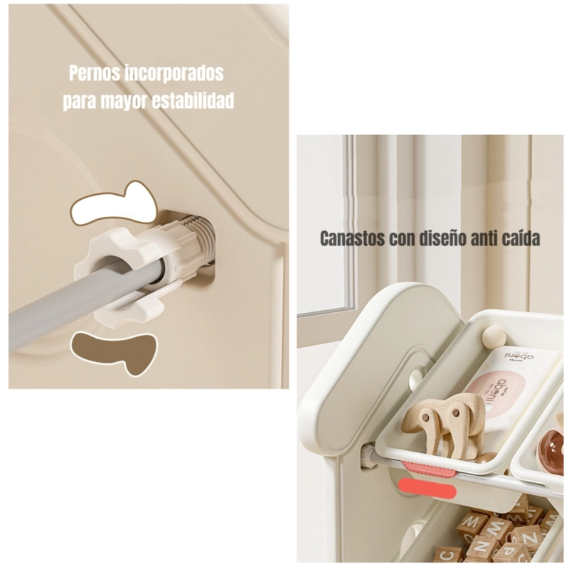 ESTANTE LUBABYCAS INFANTIL ORGANIZADOR JUGUETES BY BLANCO - 7