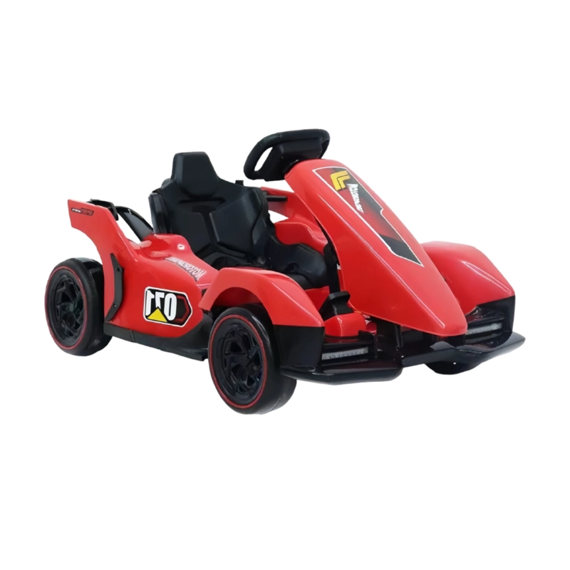 GO KART AUTO ELE CTRICO 12V7AH CON CONTROL ROJO LUBABYCAS - 1