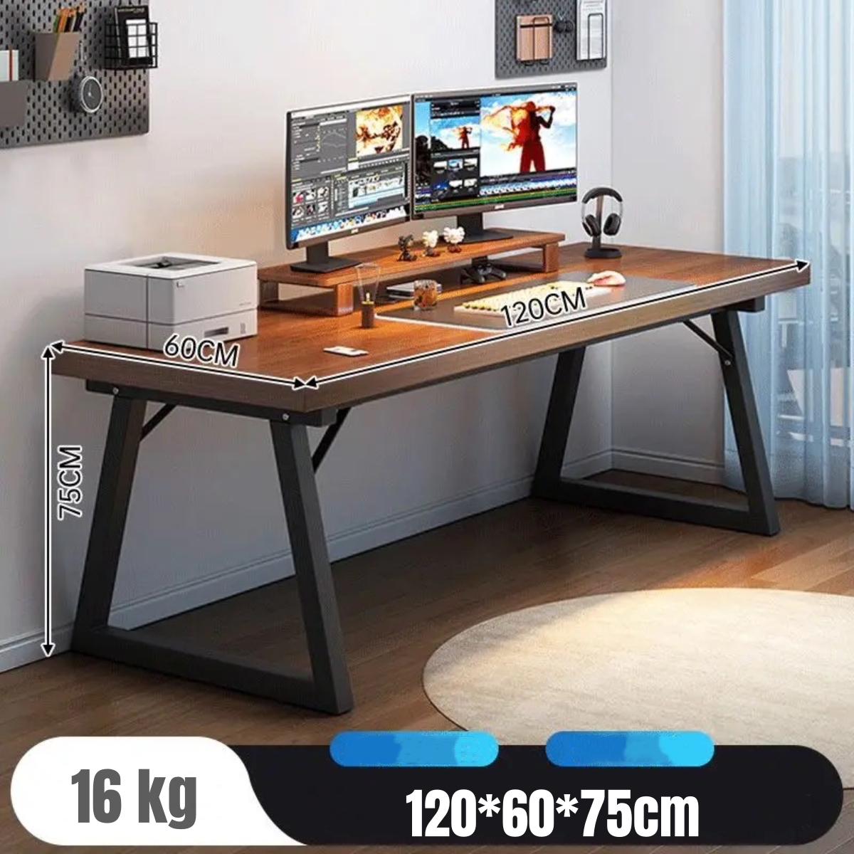 ESCRITORIO LUBABYCAS MESA 120*60*75CM BY - 2
