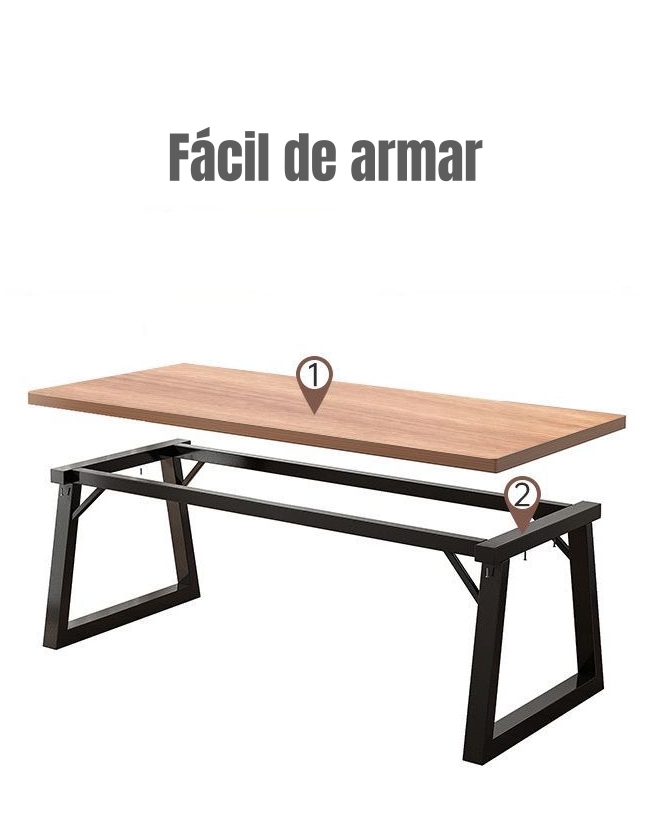 ESCRITORIO LUBABYCAS MESA 120*60*75CM BY - 8