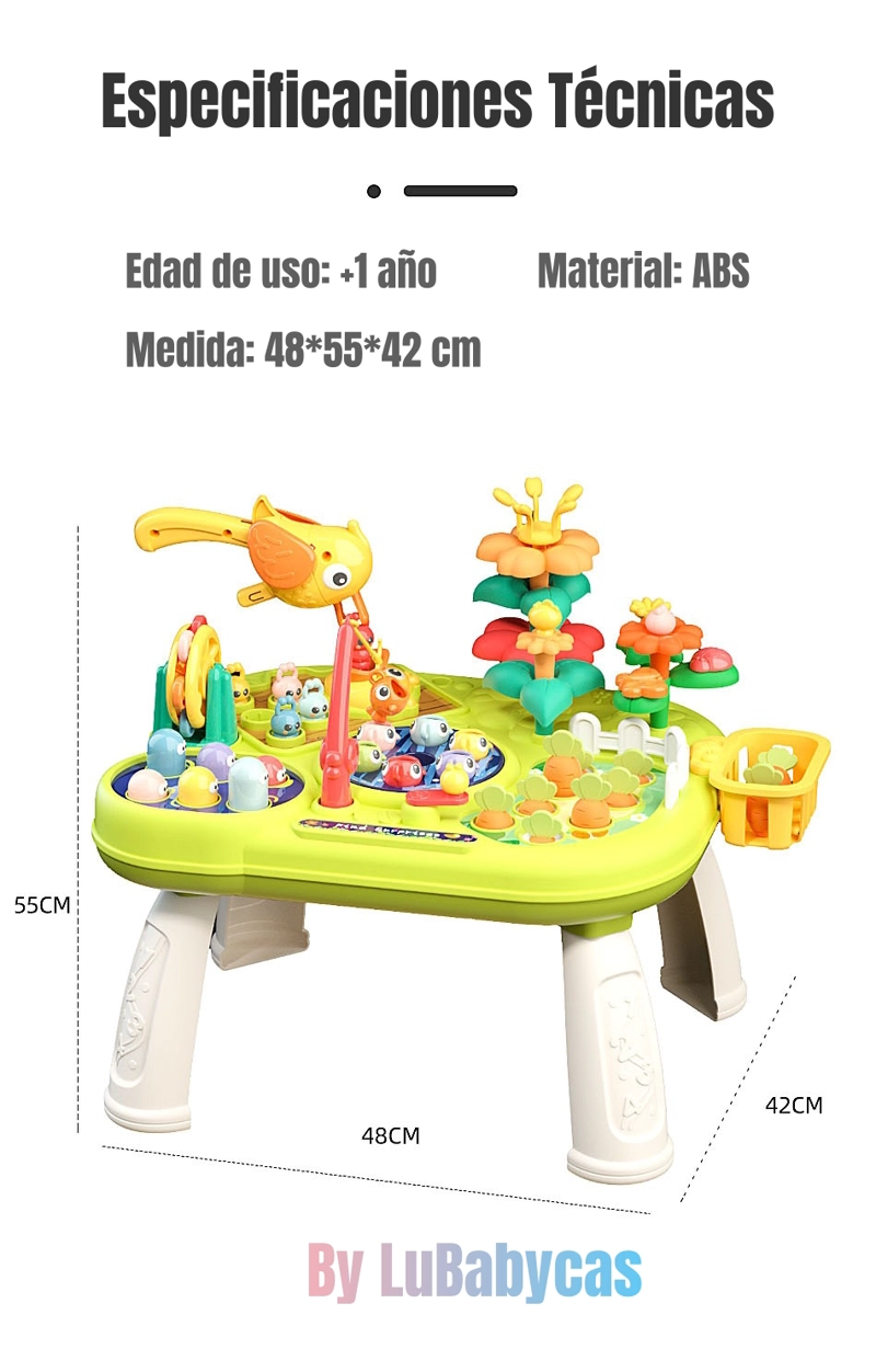 MESA DE ACTIVIDADES 9 JUEGOS BY LUBABYCAS - 8