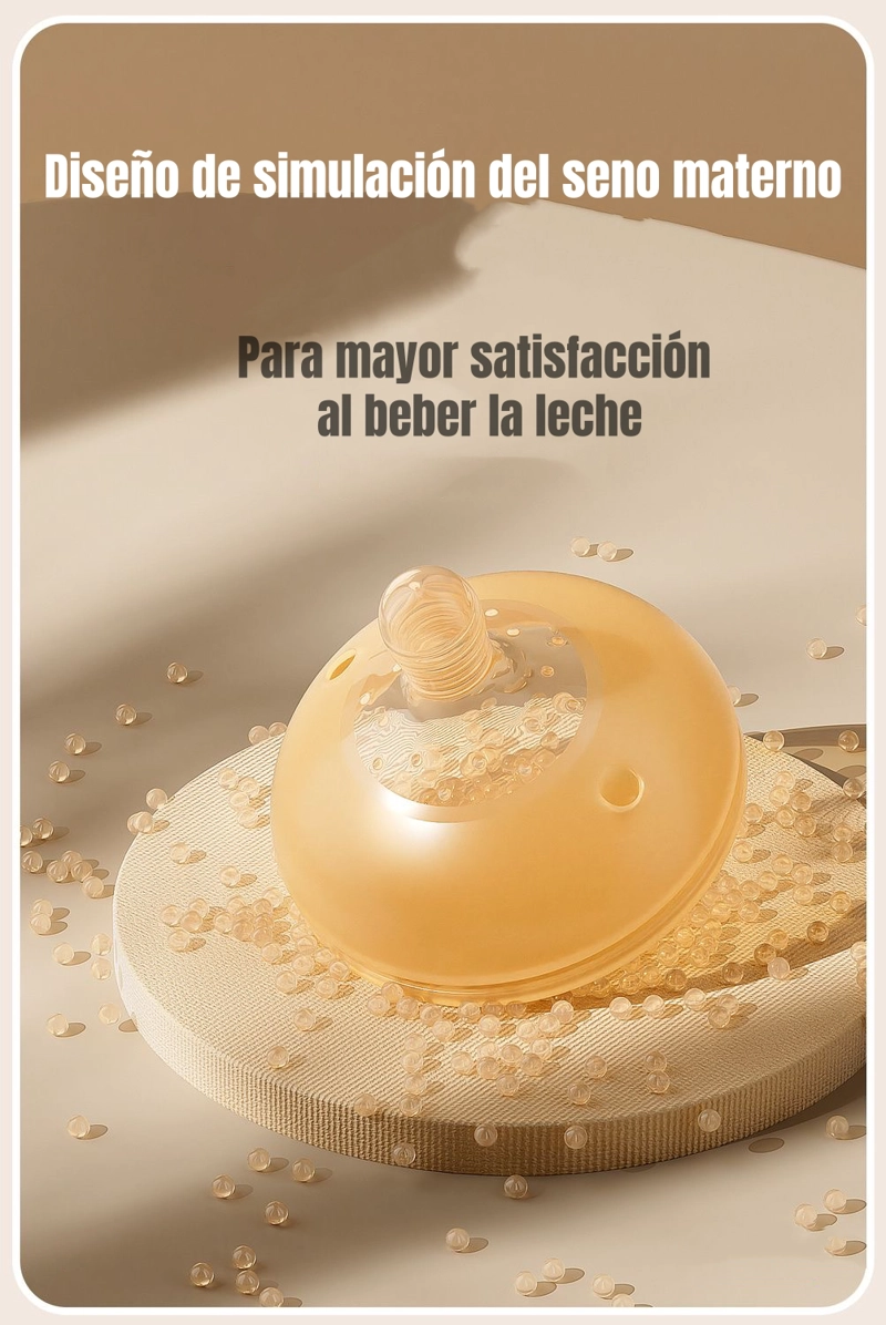 MAMADERA LUBABYCAS 240ML CON CHUPETES Y CEPILLO LIMPIEZA CAFÉ - 7