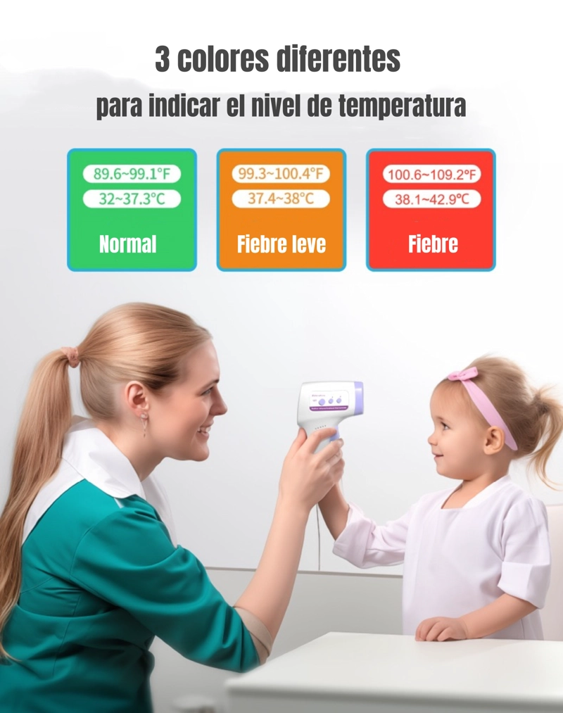 TERMÓMETRO INFRARROJO LUBABYCAS DIGITAL CON PILAS - 2