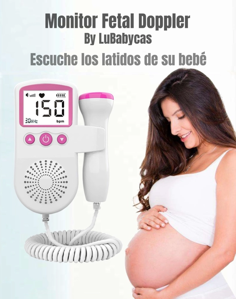 MONITOR LUBABYCAS FETAL DOPPLER LATIDOS CORAZÓN BEBÉ BY BLANCO - 2
