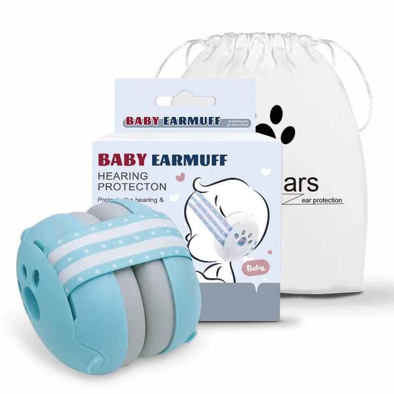 OREJERAS LUBABYCAS ANTIRUIDO AURICULARES PROTECTORES BEBÉS AZUL - 1