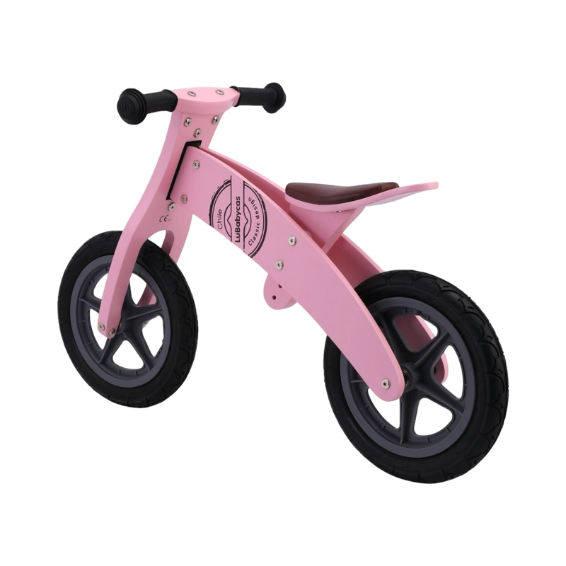 BICICLETA LUBABYCAS EQUILIBRIO MADERA WOOD ROSADO - 1