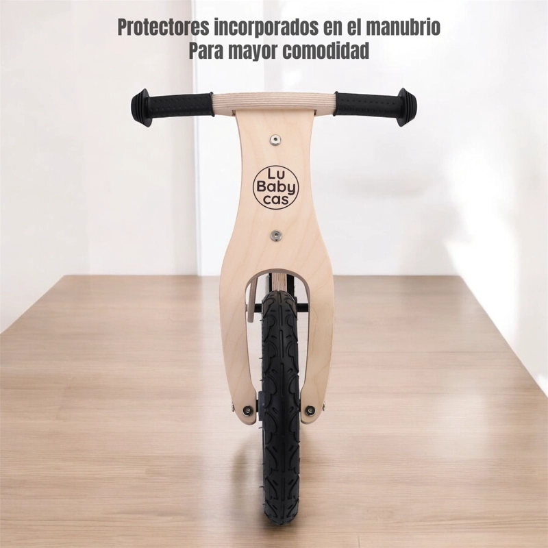 BICICLETA LUBABYCAS EQUILIBRIO MADERA WOOD ROSADO - 4