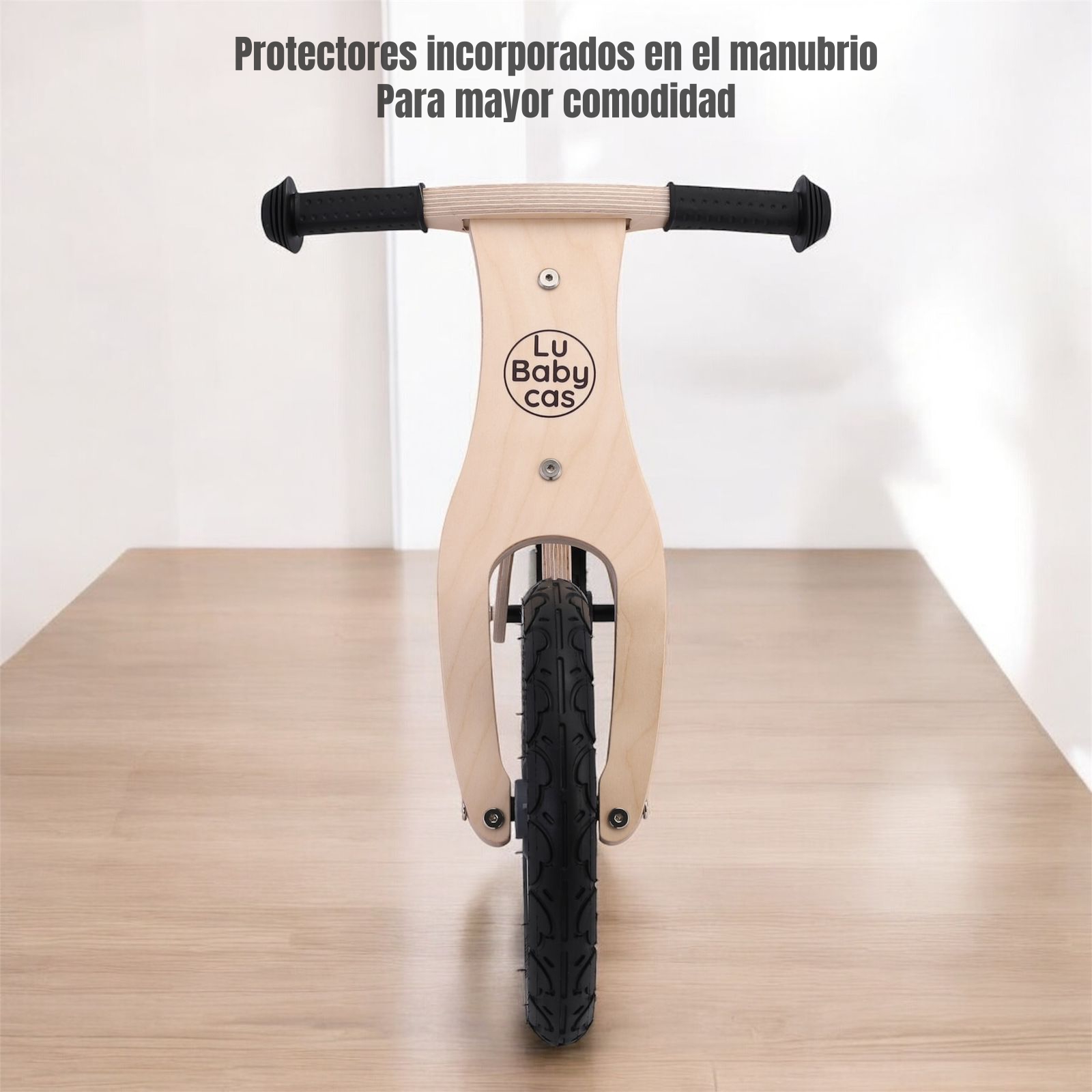 BICICLETA LUBABYCAS EQUILIBRIO MADERA WOOD ROSADO - 4