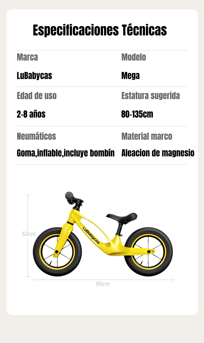 BICICLETA DE EQUILIBRIO CONVERTIBLE ARO 12 Y 14 ROSADA - 8