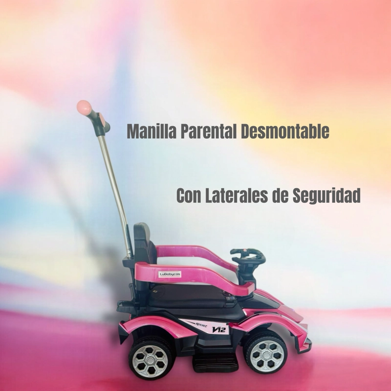 CORREPASILLO LUBABYCAS 926 ANDADOR AUTO CON MANILLA ROJO - 3