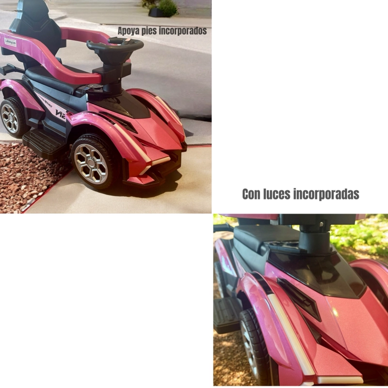 CORREPASILLO LUBABYCAS 926 ANDADOR AUTO CON MANILLA ROJO - 7