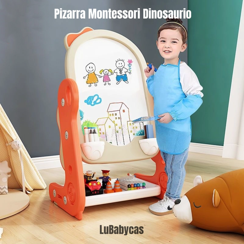 PIZARRA ATRIL REGULABLE PLUMON CON ACCESORIOS LUBABYCAS - 2