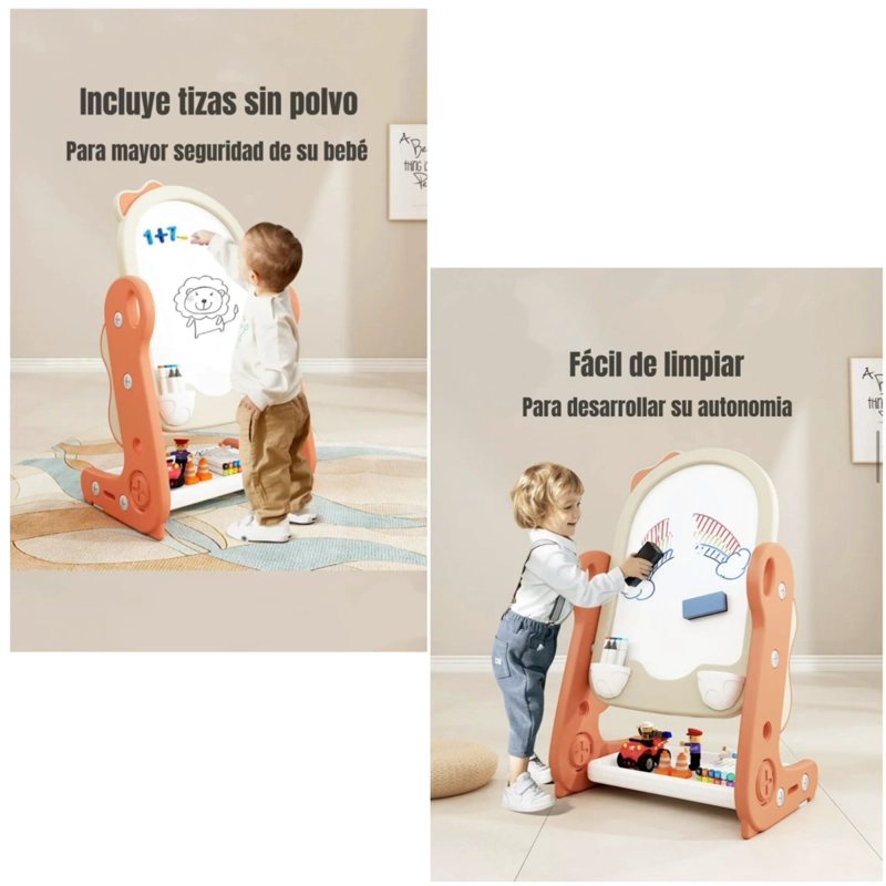 PIZARRA ATRIL REGULABLE PLUMON CON ACCESORIOS LUBABYCAS - 3