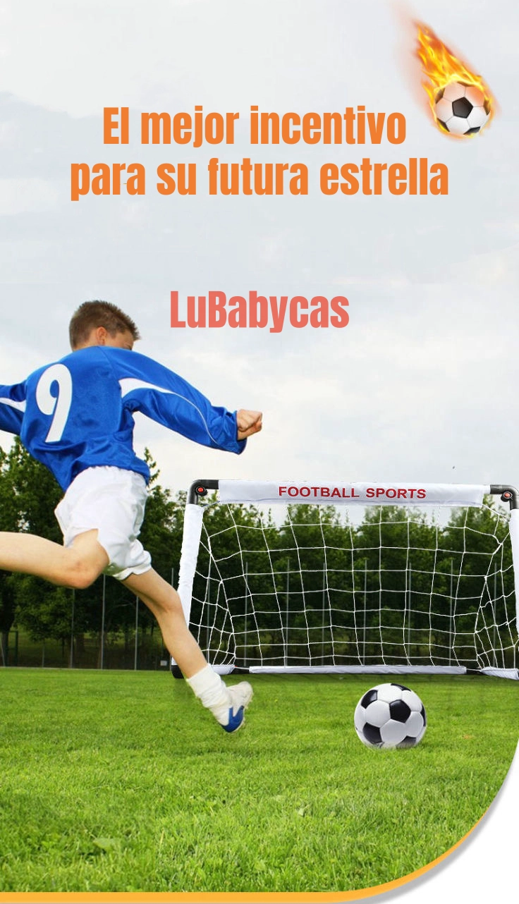 ARCO DE FUTBOL 120X80CM CON BOLSO DE TRANSPORTE LUBABYCAS - 2
