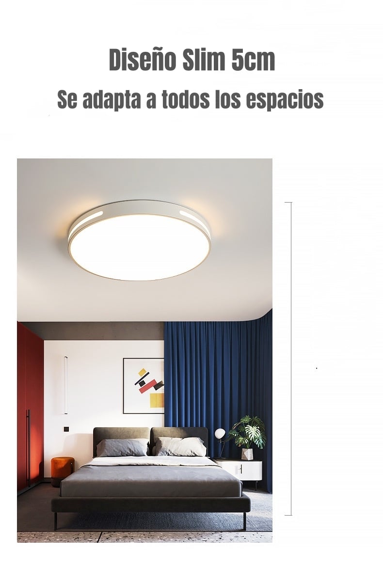 LÁMPARA DE TECHO LED 30CM 18W BY LUBABYCAS - 3