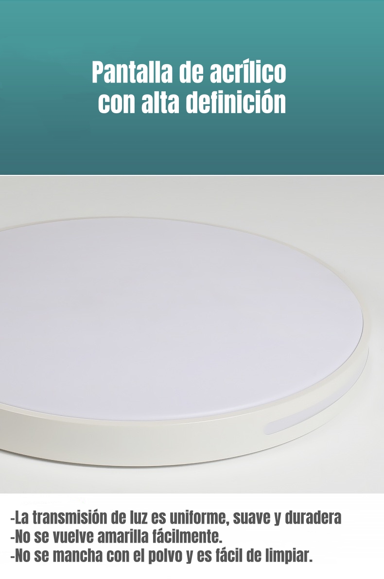 LÁMPARA DE TECHO LED 90X60CM 96W BY LUBABYCAS - 2