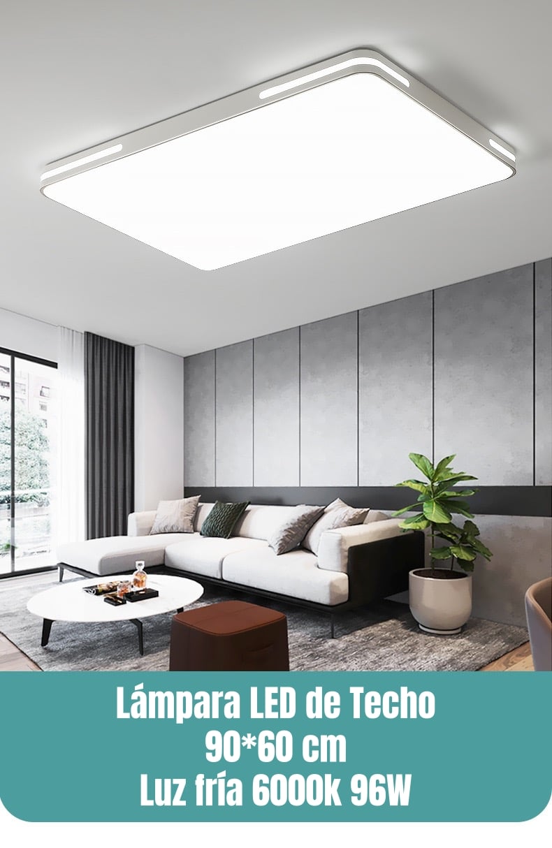 LÁMPARA DE TECHO LED 90X60CM 96W BY LUBABYCAS - 5