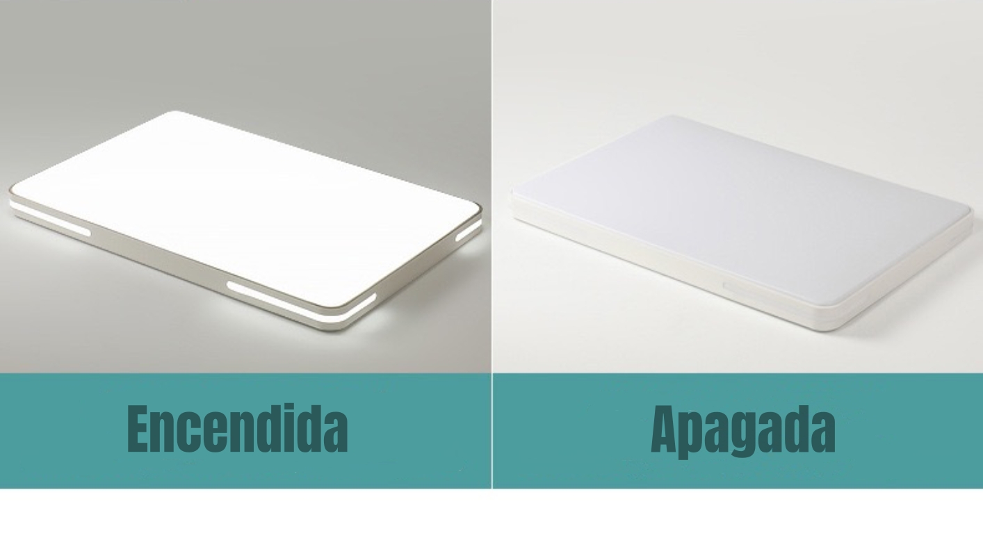 LÁMPARA DE TECHO LED 90X60CM 96W BY LUBABYCAS - 6