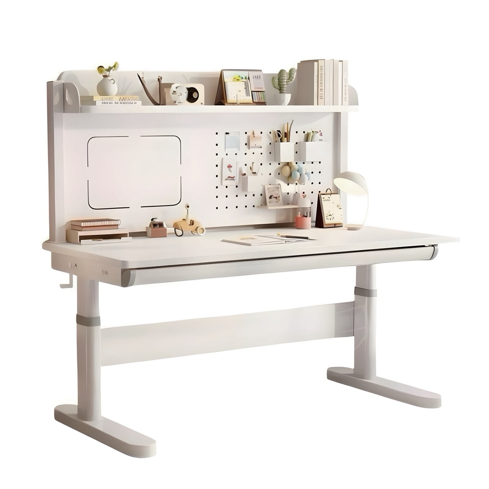 ESCRITORIO LUBABYCAS INFANTIL CON ESTANTE ORGANIZADOR 120CM - 1