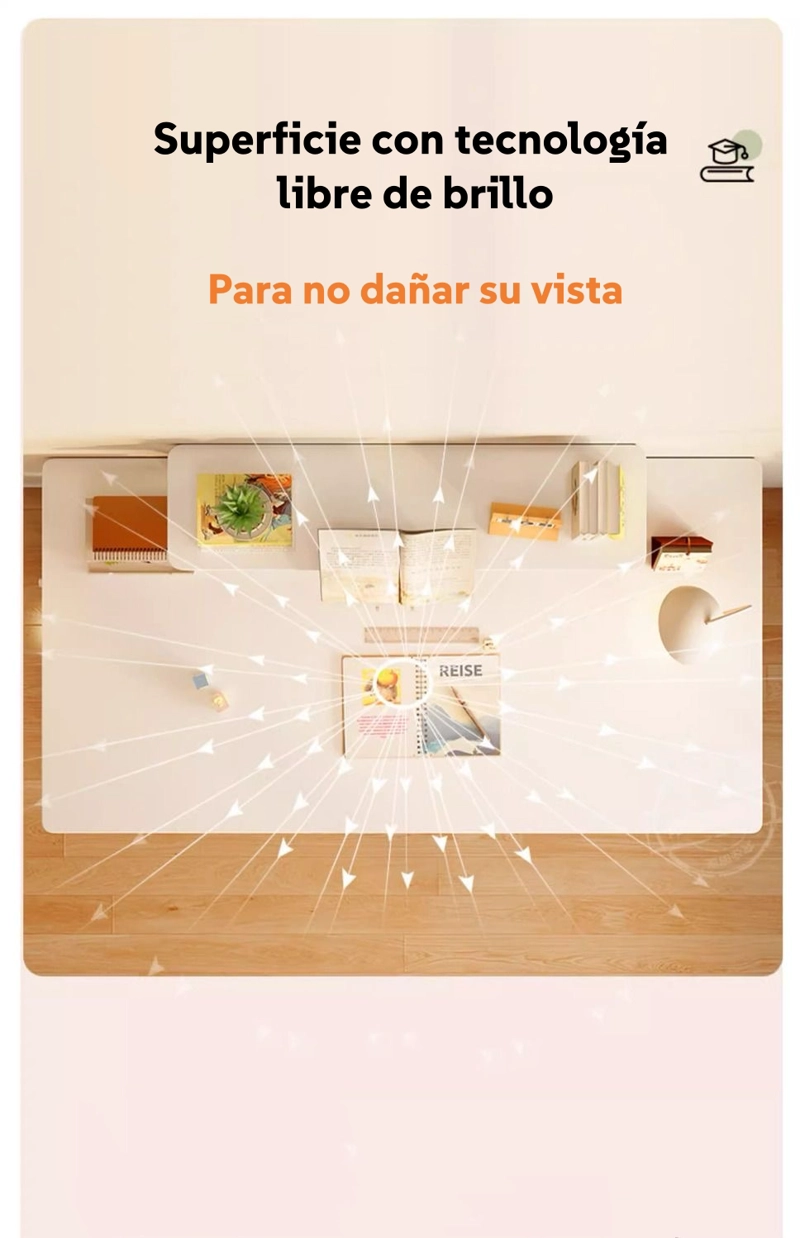 ESCRITORIO LUBABYCAS INFANTIL CON ESTANTE ORGANIZADOR 120CM - 7