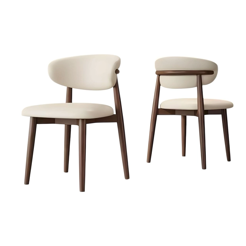 PACK 2 SILLAS DE COMEDOR MADERA CAFE  FAMILY LUBABYCAS - 1