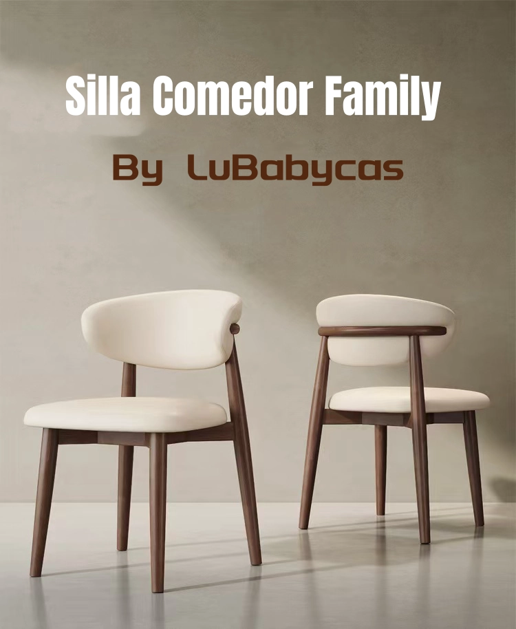 PACK 2 SILLAS DE COMEDOR MADERA CAFE  FAMILY LUBABYCAS - 2