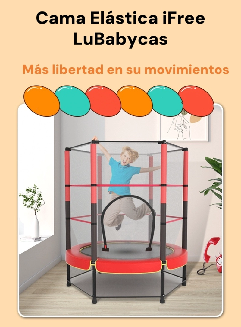 CAMA ELÁSTICA LUBABYCAS IFREE 140 CM DISEÑO ALTO - 2