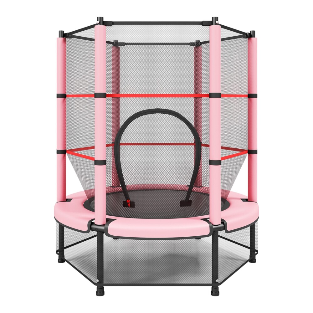CAMA ELÁSTICA LUBABYCAS IFREE 140 CM DISEÑO ALTO ROSADA - 1