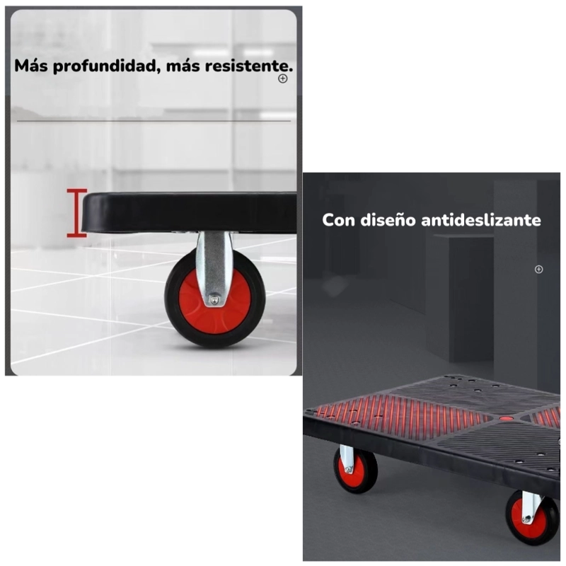 CARRO LUBABYCAS MODEL A CARGA PLEGABLE 500KG 90X60CM BY - 5