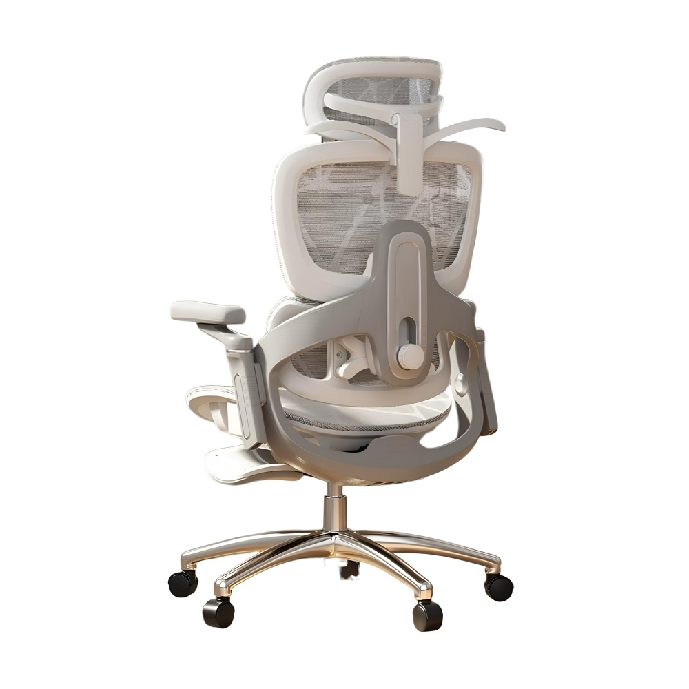 SILLA DE ESCRITORIO ULTRA PREMIUM E05 GRIS LUBABYCAS - 1