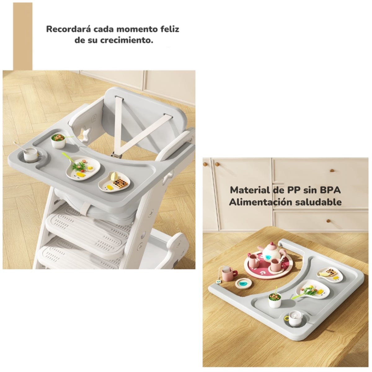 SILLA COMER LUBABYCAS GROWTH CAFE MULTIFUNCIONAL - 3