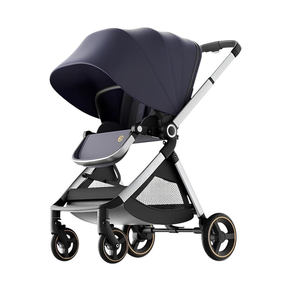 COCHE PASEO LUBABYCAS EMU AZUL ALUMINIO 2 MODOS - 1