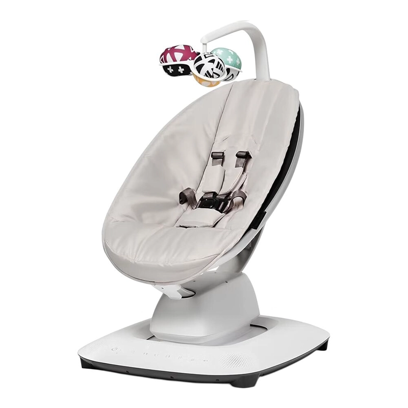 MECEDORA LUBABYCAS ELÉCTRICA CON MELODÍAS BLUETOOTH 4 MOMS GRIS - 1