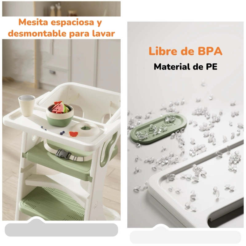 SILLA COMER LUBABYCAS WITNESS NARANJA MULTIFUNCIONAL - 3